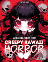Anime Coloring Book: Creepy Kawaii Horror Majosta