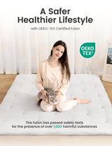 Syrinx Japanese Floor Futon Mattress Twin Size, Foldable Tatami Mat Portable Camping Sleeping Pad, Boys Girls Dormitory Thicken Mattress, Roll Up Floor Bed for Adults Child, Grey, 39"x 80" Syrinx