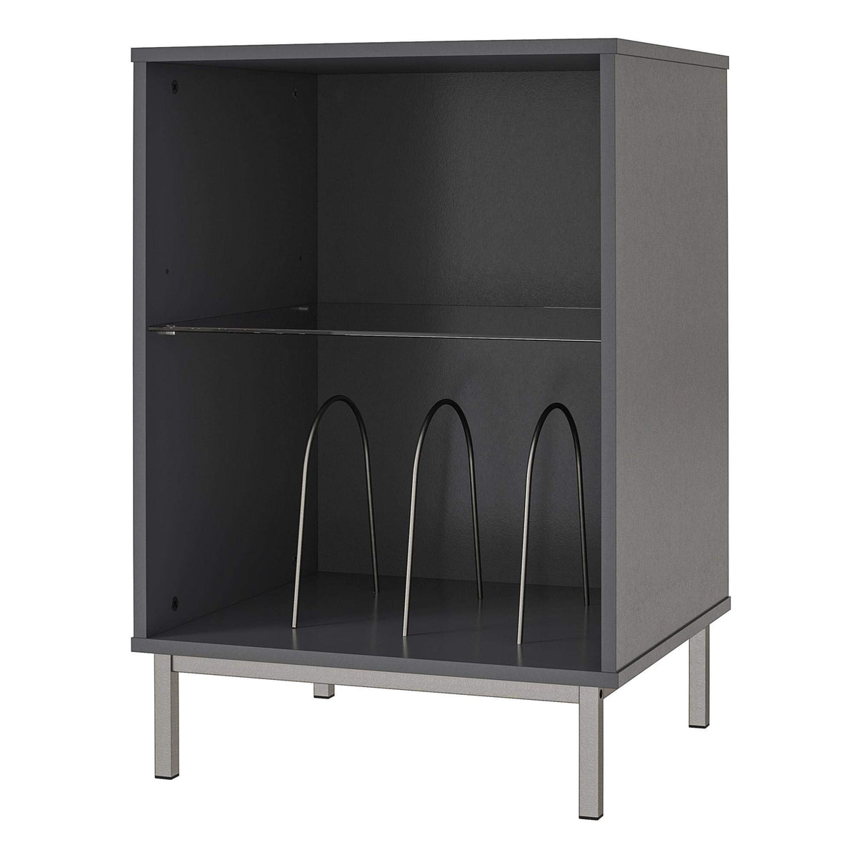 Ameriwood Home Lumina Turntable Stand (Graphite Grey) Ameriwood Home