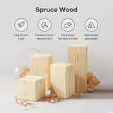 FREDBECK 30in x 80in Sliding Barn Door and 5FT Sliding Door Hardware Kit Included K Shape Solid Spruce Wood Panel for Bedroom Need to Assembly FREDBECK