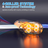 3-10 Mil Commercial Laminator Machine with Laminating Sheets, 4-Roller Jam-Free Thermal Laminator Machine 11x17, Fast Warm-up 13 Inch Laminating Machine, Hot Lamination Machine for Office School Home Qfun