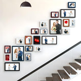 RPJC 8x10 Inch Picture Frame Made of Solid Wood High Definition Glass for Table Top Display and Wall Mounting Photo Frame Brown RPJC