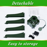 Strong Camel Artificial Christmas Tree Base Stand Rotating Foldable Metal Tree Stand Revolving Tree Holder Base for Christmas Trees Strong Camel