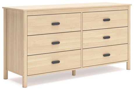 Signature Design by Ashley Cabinella Casual 6-Drawer Dresser with Safety Stop, Light Brown Signature Design by Ashley