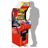 Arcade1Up 17-in High Resolution LCD Screen Multiplayer Time Crisis, Point Blank, & Steel Gunner Light Gun Arcade Machine w/ Stand Up Cabinet for Home ARCADE1UP