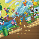 Super Mario “Chaos & Fun” 1,000 Piece Jigsaw Puzzle, Dimensions 19” x 27”, Collectible Puzzle Artwork Featuring Mario, Luigi, Nabbit and More! Officially Licensed Nintendo Puzzle & Merchandise USAOPOLY