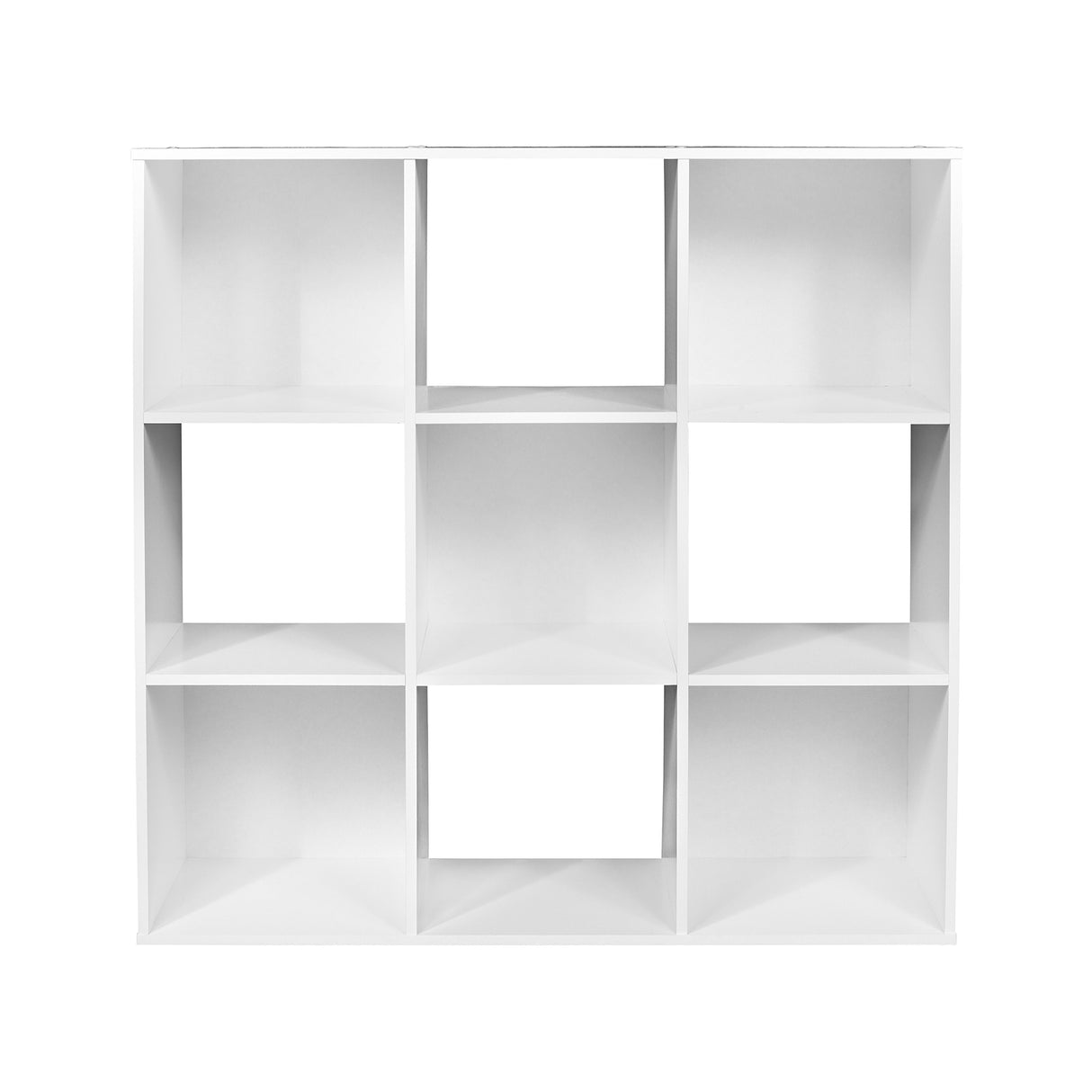ClosetMaid 9 Cube Laminated Wood Reversible Stackable Open Bookcase Display Shelf Storage Organizer for Home and Office Organization, White ClosetMaid