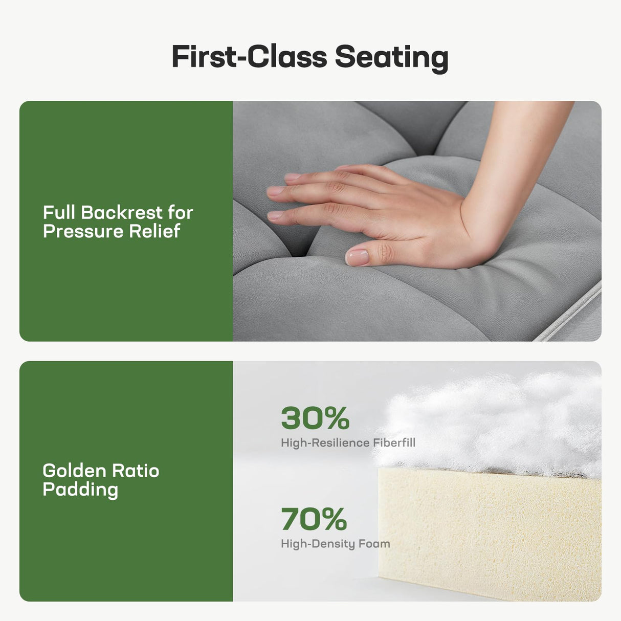 Marsail 3-in-1 Convertible Futon Sleeper Sofa Bed, Pull Out Couch with Adjustable Backrest, USB Charging & Side Pockets, Velvet Fabric Sofa for Living Room, Apartment, Loveseat, Grey Marsail