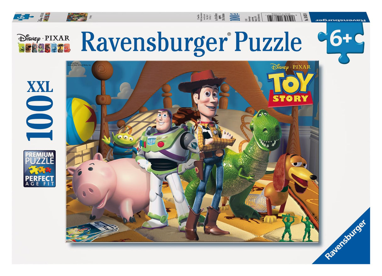 Ravensburger Disney Pixar: Toy Story 100-Piece Jigsaw Puzzle for Kids - Unique Puzzle Pieces for Frustration-Free Fun | Enhances Concentration and Creativity | Ideal Gift for Boys and Girls Ravensburger