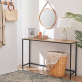 Lifewit 39.4 Inch Console Narrow Sofa Table with Metal Frame for Living Room Industrial Entryway Hallway, Entrance, Office, Corridor, Coffee Table, Behind Sofa, Grey Oak Lifewit