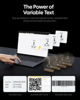 LaserPecker LP5 20W Fiber & Diode Dual Laser Engraver, 10X Faster 0.0027mm Precision for Metal/Wood/Jewelry, Portable 6kg Laser Cutter for Instant Store Customization, 3D Grayscale Engraving Machine LaserPecker