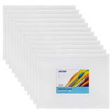 FIXSMITH Canvas Boards for Painting 12x16 Inch, Super Value 12 Pack White Blank Canvas Panels, 100% Cotton Primed, Painting Art Supplies for Professionals, Hobby Painters, Students & Kids FIXSMITH