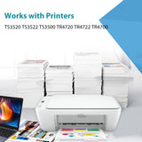 Relcolor Remanufactured Ink Cartridge Replacement for Canon 275XL 276XL 275 276 XL PG275 CL276 (Black and Tricolor, 2-Pack) Work with TS3520 TS3522 TS3500 TR4720 TR4700 TR4722 Printer, PG 275 CL 276 Relcolor