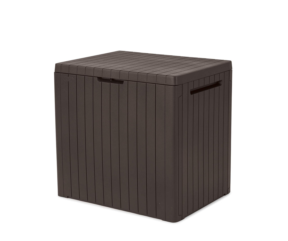 Keter City Outdoor Plastic Storage Box Garden Furniture 57.8 x 44 x 54.8 cm - Brown Keter