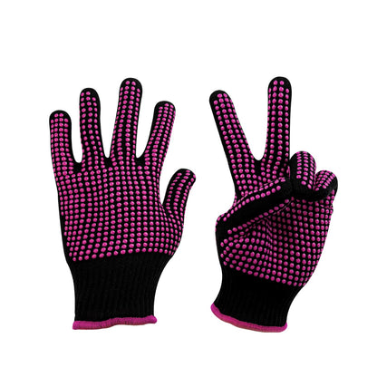 HTVRONT Heat Resistant Gloves for Sublimation - 2Pcs Heat Gloves for Sublimation with Silicone Bumps, Heat Resistant Work Gloves for Women, Universal Fit Size