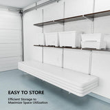 VINGLI 6 FT Narrow Folding Table,Premium Quality HDPE Material and Sturdy Metal Frame, Perfect for Buffet, Seminar, Party, Training, Home Work VINGLI