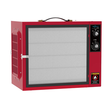 OUKEETO Portable 2 Stage Intake Air Filtration System - Tabletop Dust Collectors (850-1250CFM) for Woodworking, Air Filter with Strong Vortex Fan, Garage Works Shop Benchtop Dust Collection Systems OUKEETO