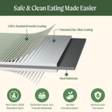 Vego garden Raised Garden Bed Kits, 17" Tall 9 in 1 8ft X 2ft Metal Raised Planter Bed for Vegetables Flowers Ground Planter Box-Olive Green Vego garden