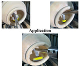 Dirtech Sander Sanding Tool with 1", "2", "3" Foam Loop Sander Pad and 90pcs Sandpaper for Woodworking Wood Turning on Lathe Dirtech