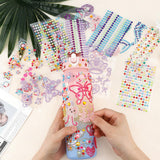 SythorYang Decorate Your Own Water Bottle Kits for Girls Gifts for Girls Age 4-6-8-10 Girl Water Bottle with Gem Stickers Arts and Crafts for Girles 7 8 9 10 Year Old Girl Birthday Christmas Gifts SythorYang