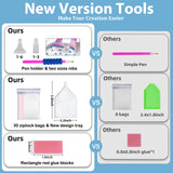 hkejoi Fantasy Diamond Art Kits for Adults, Diamond Painting Kits for Adult Beginners, 5D Round Full Drill Gem Art Kits DIY Crafts for Home Decor Gift 14x14 Inch hkejoi