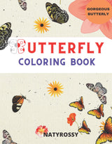 Butterfly coloring book: coloring activities for relaxation and stress relief ! Perfect for teens and grown-ups . Majosta