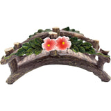 MUAMAX Fairy Garden Bridge Mini Bridge for Fairy Garden Flower Bridge Resin Arched Artificial Little Bridge Micro Landscape Garden Bridge for Dollhouse Ornaments Fairy Garden Accessories MUAMAX