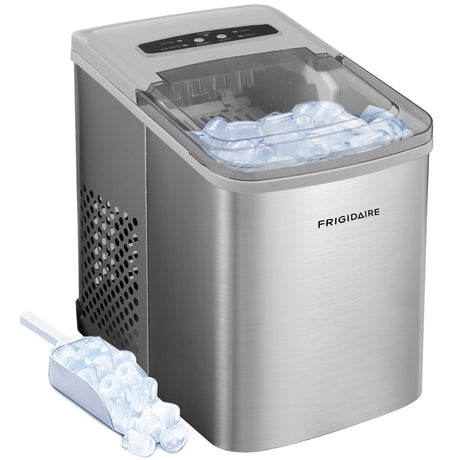 Frigidaire EFIC117-SS 26 Pound Ice Maker, 26 lbs per Day, Stainless Frigidaire