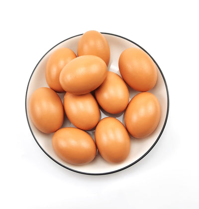 Wooden Egg Fake Egg Hens Eggs Dummy Eggs Help Laying Hen Agricultural Tool Poultry Mannequin Nest Eggs 8 PCS