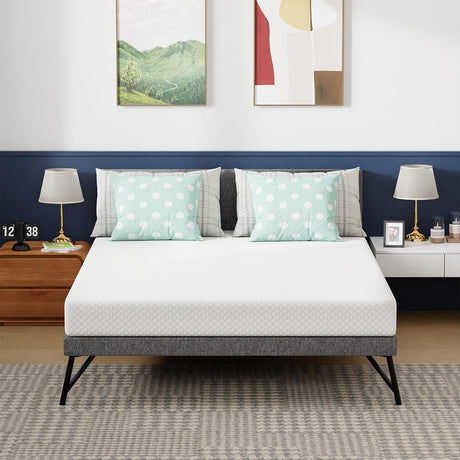PayLessHere 6 Inch Full Gel Memory Foam Mattress Fiberglass Free/CertiPUR-US Certified/Bed-in-a-Box/Cool Sleep & Comfy Support PayLessHere