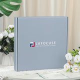 Lafocuse 12 Inch Silent Brown Wall Clocks Battery Operated, Farmhouse Wall Clock Analog for Kitchen Living Room, Rustic Home Décor Lafocuse