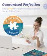 PieceRelax Plastic Jigsaw Puzzles for Adults 4000 Pieces - Studio Inception - US National Parks Most Satisfying Table Games and Gifts No Puzzle Mat Required [H3786] PieceRelax