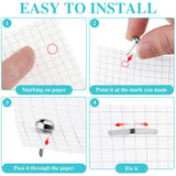 Hotop 500 Pcs Paper Brass Fasteners Brass Brads Round Fasteners for Craft Art Crafting School DIY Supplies(0.3 x 0.8 Inch,Silver) Hotop