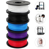 3D Printer Filament Bundle Multicolor, 250g PLA Filament 1.75mm, Dimensional Accuracy +/- 0.02 mm,1.25kg Total, 0.25kg per Spool, 5 Pack, Individually Vacuum Packed, 5 Colors FAHKNS