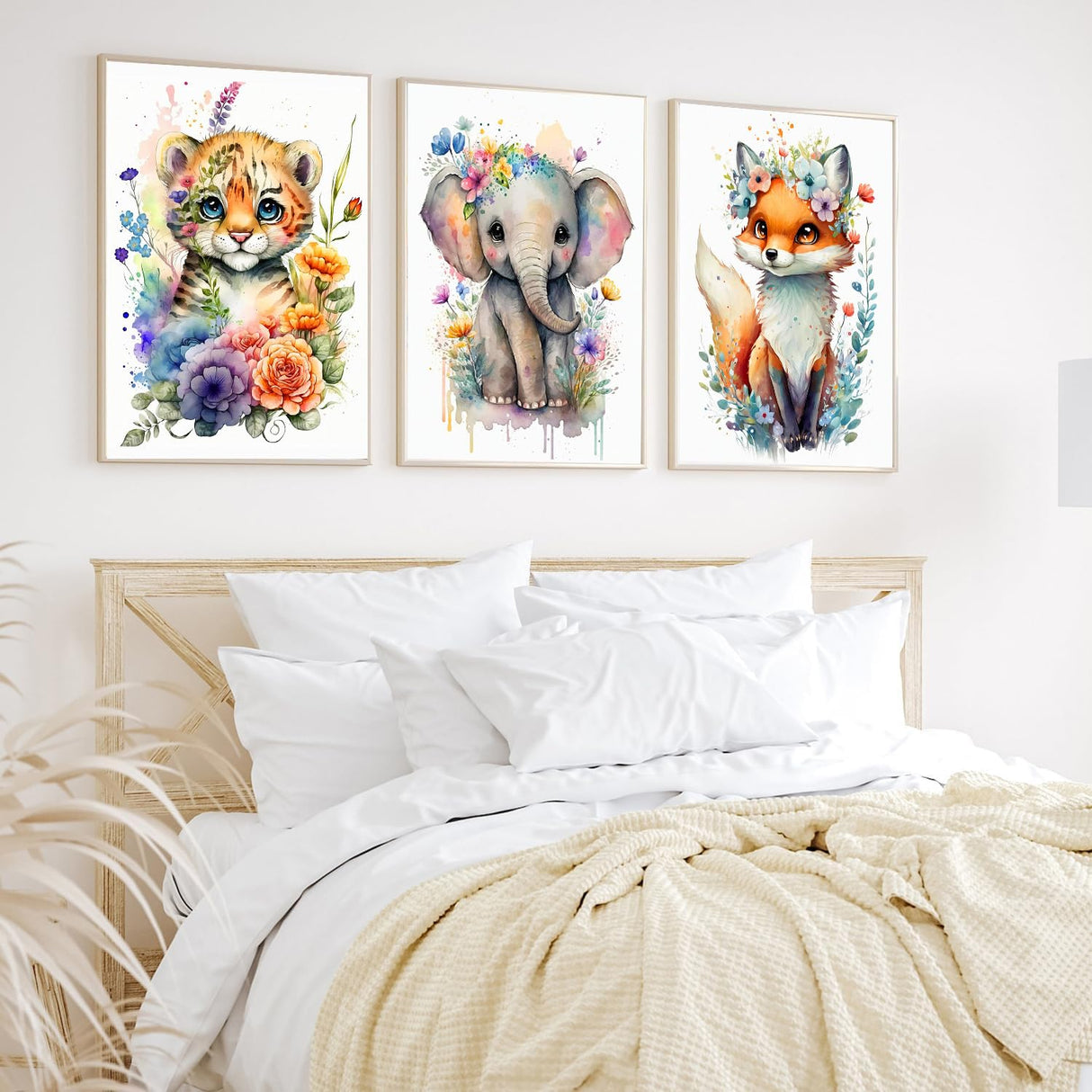 Meothan 6 Pack Diamond Painting Kits, Animal Diamond Art Kits for Adults Full Drill Diamond Paintings Kits for Adults Beginners DIY Animal Diamond Painting Set Gem Art Wall Decor 9.8x13.8inch Meothan