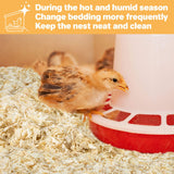 31OZ Sukh Chicken coop Bedding - Aspen shavings Animal Bedding as Chicken Supplies for Chicken House Bedding winterizing Nesting for Small pet Guinea Pig Rabbit Chinchilla Bird Gerbil Odor Control Sukh