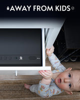 BE-TECH Gun Safe for Handgun, Large Capacity Biometric Pistol Safe with 99.9% Accuracy Fingerprint Quick Access - Ideal for Nightstand, Car, Bedside, Wall BE-TECH