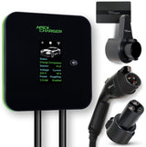 MACH 2:Fast Level 2 EV Charger 48 amp Garage-pro Wall-Mount. Electric Vehicle Charging Station 4 Nema 14-50 Outlet. J1772 car Connector. Key Accessories: 30ft Cable & Tesla NACS evse Portable Adapter ApexCharger