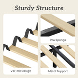 Fluest Queen Bed Frame, Platform Bed Frame with Velvet Upholstered Headboard, No Box Spring Needed, Sturdy Metal Support, Noise Free, Easy Assembly, Modern Bedroom Furniture, Beige Fluest