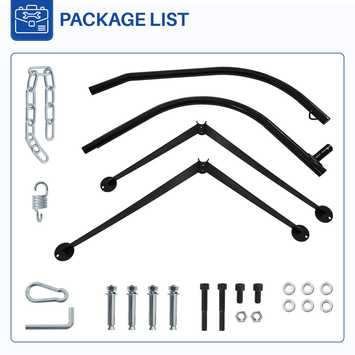 Yaheetech Hammock Chair Stand, C-Stand for Hanging Hammock Chair w/Buckle & S-Shaped Hook - Free Rotation C-Stand Hammock Stand for Hanging Chairs, Swings, Max.Weight Capacity 300Lb Yaheetech