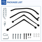 Yaheetech Hammock Chair Stand, C-Stand for Hanging Hammock Chair w/Buckle & S-Shaped Hook - Free Rotation C-Stand Hammock Stand for Hanging Chairs, Swings, Max.Weight Capacity 300Lb Yaheetech