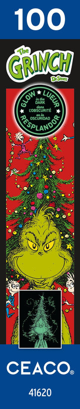 Ceaco - Dr. Seuss - The Grinch - Glow in The Dark - 100 Piece Jigsaw Puzzle Ceaco
