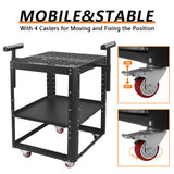 Planer Stand with Wheels,550 lbs Load Capacity Power Tool Stand,Height Adjustable Miter Saw Stand,Planer Table Stand with Extension Rollers, for Most Planers, Saws, Bench-top Machines, Power Tools SGOLAN