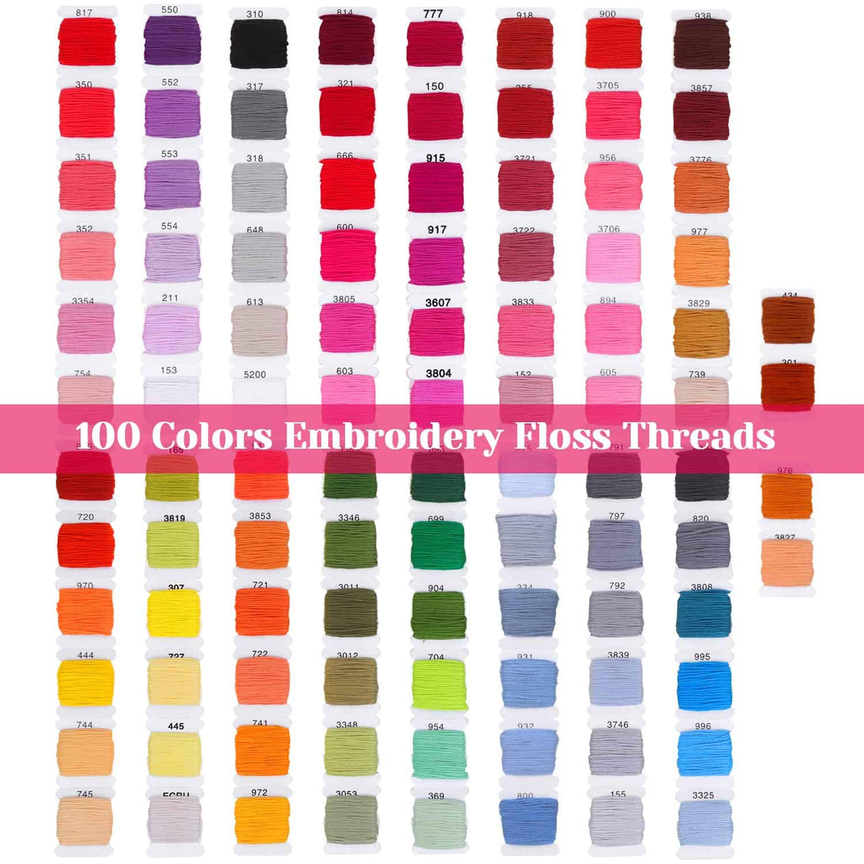 selizo Friendship Bracelet String Kit, 100 Colors Embroidery Floss Cross Stitch Thread Supplies Kit with Organizer Storage Box, 39 Pcs Tools and 400 Beads for Embroidery Bracelet selizo