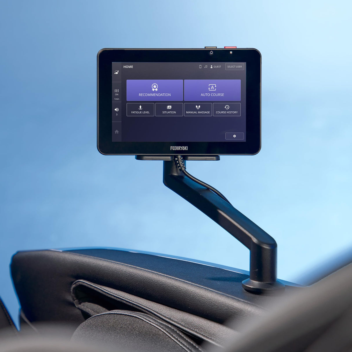 FUJIIRYOKI Cyber Relax Ai 5D Massage Chair - Advanced Massage Technology, Relaxing, Therapeutic, Home & Office, Stainless Steel Base, Polyurethane Foam, Accommodates 6'4" (Cream) FUJIIRYOKI