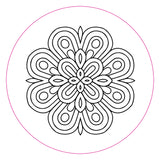Mandalas Embroidery Transfers (set of 10 hoop designs!) PETER PAUPER PRESS