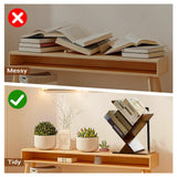 Tree Bookshelf 3 Tier Book shelves for Wall, Unique Hanging Bookshelf Wall Mounted Desk Bookshelves Organizer for Magazine/Books, Small Tree Bookshelf for Bedroom, Living Room Office, Rustic Brown BESHIGH