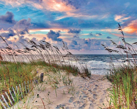 Heritage Puzzle High Tide Ocean Puzzle - Puzzles for Adults 1000 Pieces Beach - 30in x 24in Finished Size - 1000 Pc Puzzles for Adults - Beach Puzzles for Adults - Ocean Puzzles for Adults 1000 Piece Heritage Puzzle Inc.