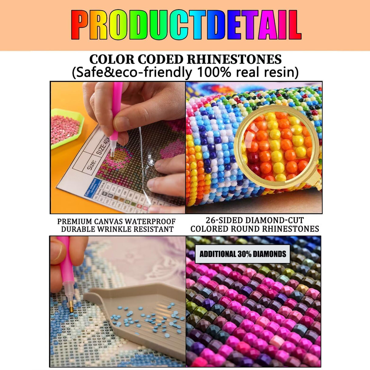 RMSGOZO Diamond Painting Kits Fantasy Unicorn, for Adults Beginners, 5D Crystal Rhinestone Embroidery Diamond Art Kits 12X12 Inch, for Home Decor Wall Decor & Holiday Gifts RMSGOZO