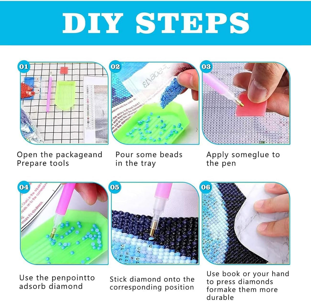 EIBEILI 3 Pack Black Cat Diamond Art Kits for Adults, Cat Diamond Painting Kits DIY 5D Full Drill Diamond Dot Gem Art Kit for Adults Wall Home Decor Arts Craft 12x16 inch EIBEILI